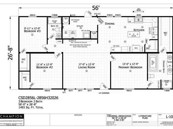CSD2856L Floorplan