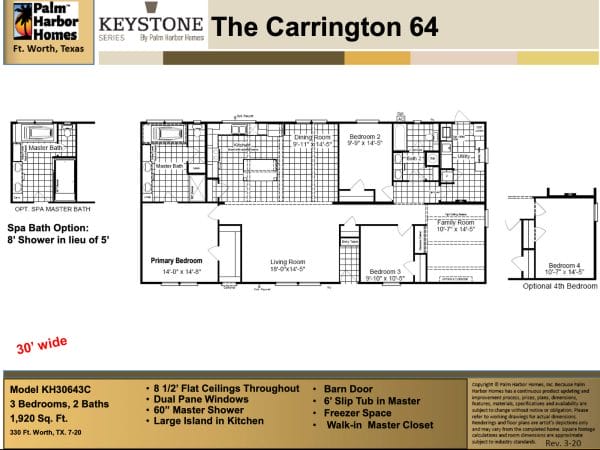 The Carrington 64 KH30643C