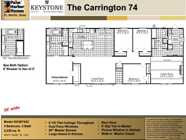 KH30744C Carrington 74